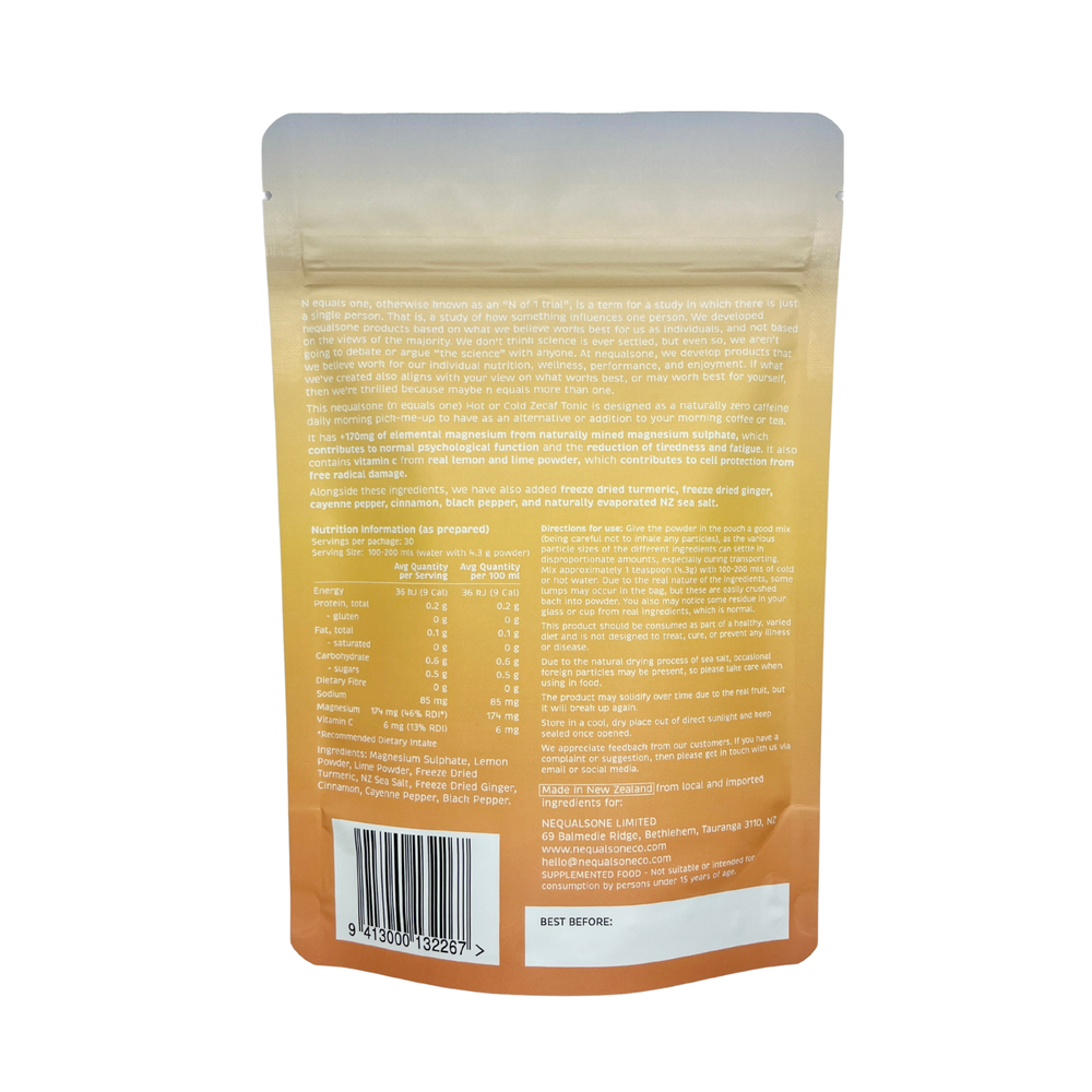 Morning Zecaf Tonic - Brain Function and Cell Protection